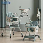 Kidilo E-560 4-in-1 Baby High Chair – Reclining, Height Adjustable & Foldable - Image 2