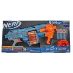 Nerf Elite 2.0 Shockwave RD-15 Toy Blaster, Official Nerf 30 Darts, Nerf 15-Dart Rotating Drum, Pump-Action, Toys for Kids, Teens, and Adults - Image 2