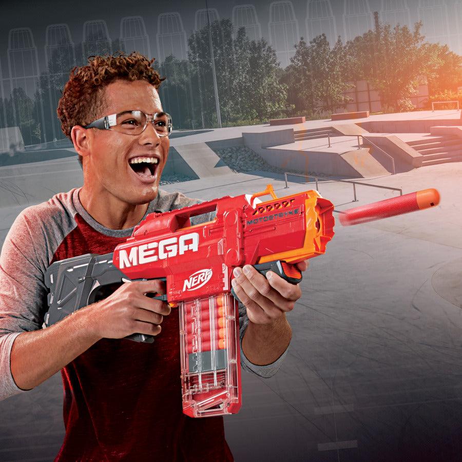 Nerf Mega Motostryke Motorized 10-Dart Blaster, Includes 10 Darts & 10-Dart Clip, for Kids, Teens, Adults - Image 4