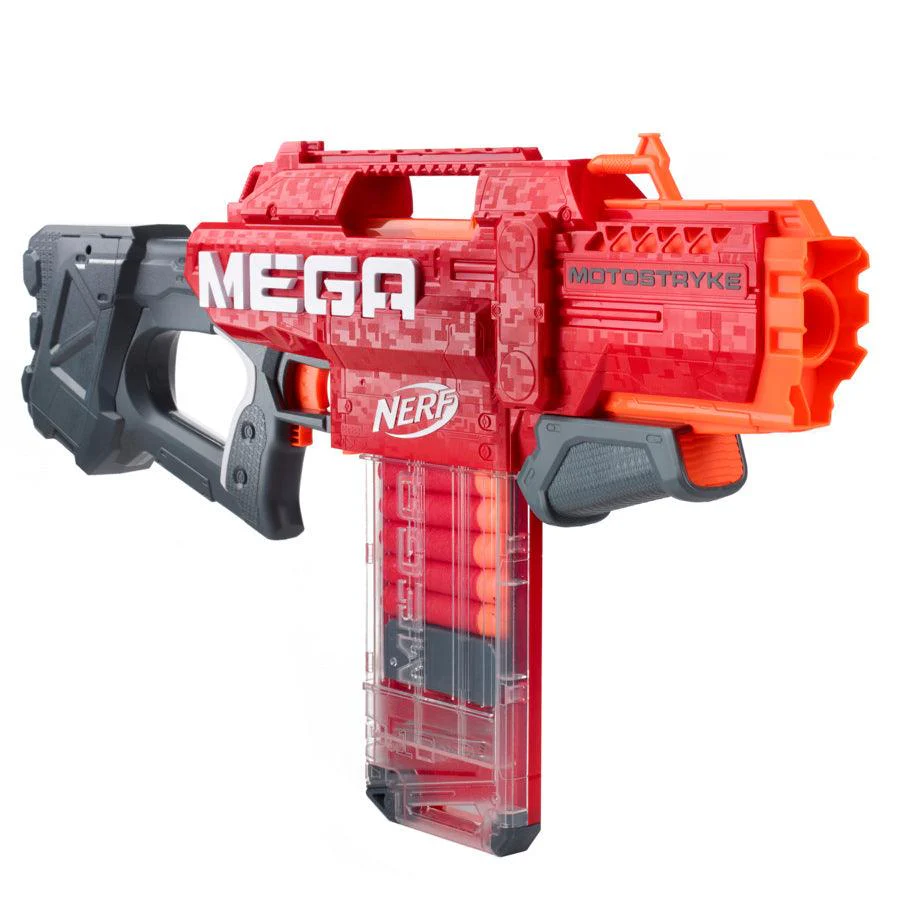 Nerf Mega Motostryke Motorized 10-Dart Blaster, Includes 10 Darts & 10-Dart Clip, for Kids, Teens, Adults - Image 3