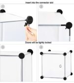 Multi-Purpose Organizer | 𝐊𝐢𝐝𝐬 𝐏𝐥𝐚𝐬𝐭𝐢𝐜 Modular Storage Rack for Clothes | Space-Saving Collapsible Wardrobe for Clothes【Blue, 8-Shelf-8-Door】(RED Spidey) - Image 3