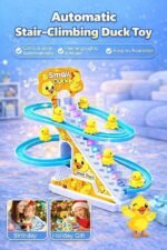 Musical Climbing Duck Track Toy with Lights & Sound - Image 5